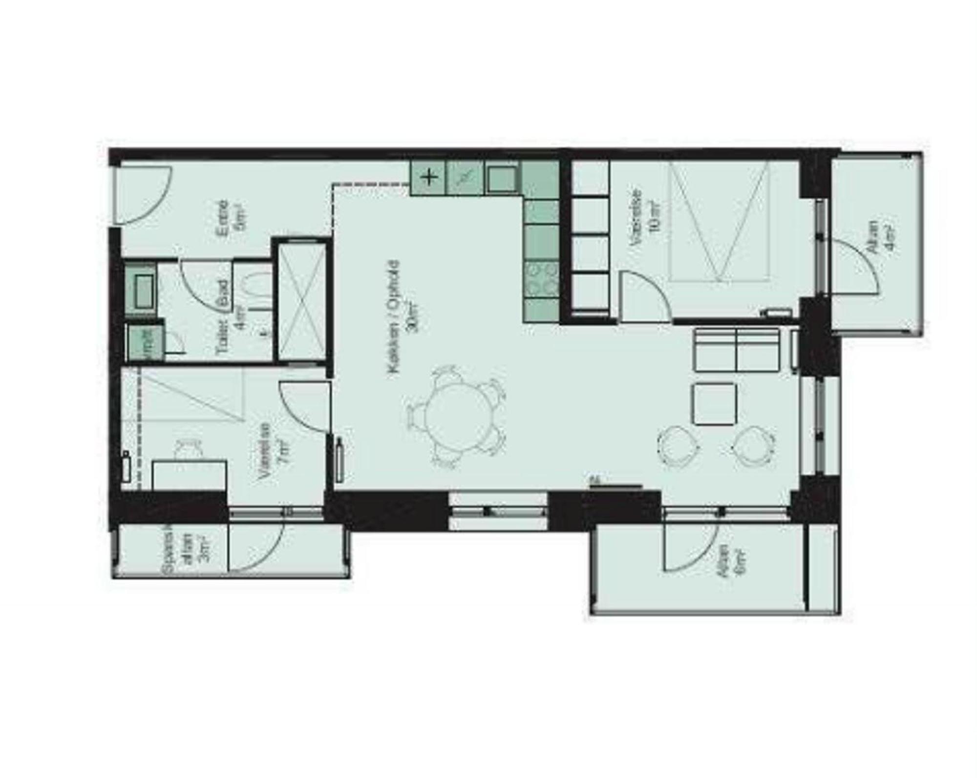 Stunning 2-bed Wbalconies And Beautiful Views * Kopenhagen